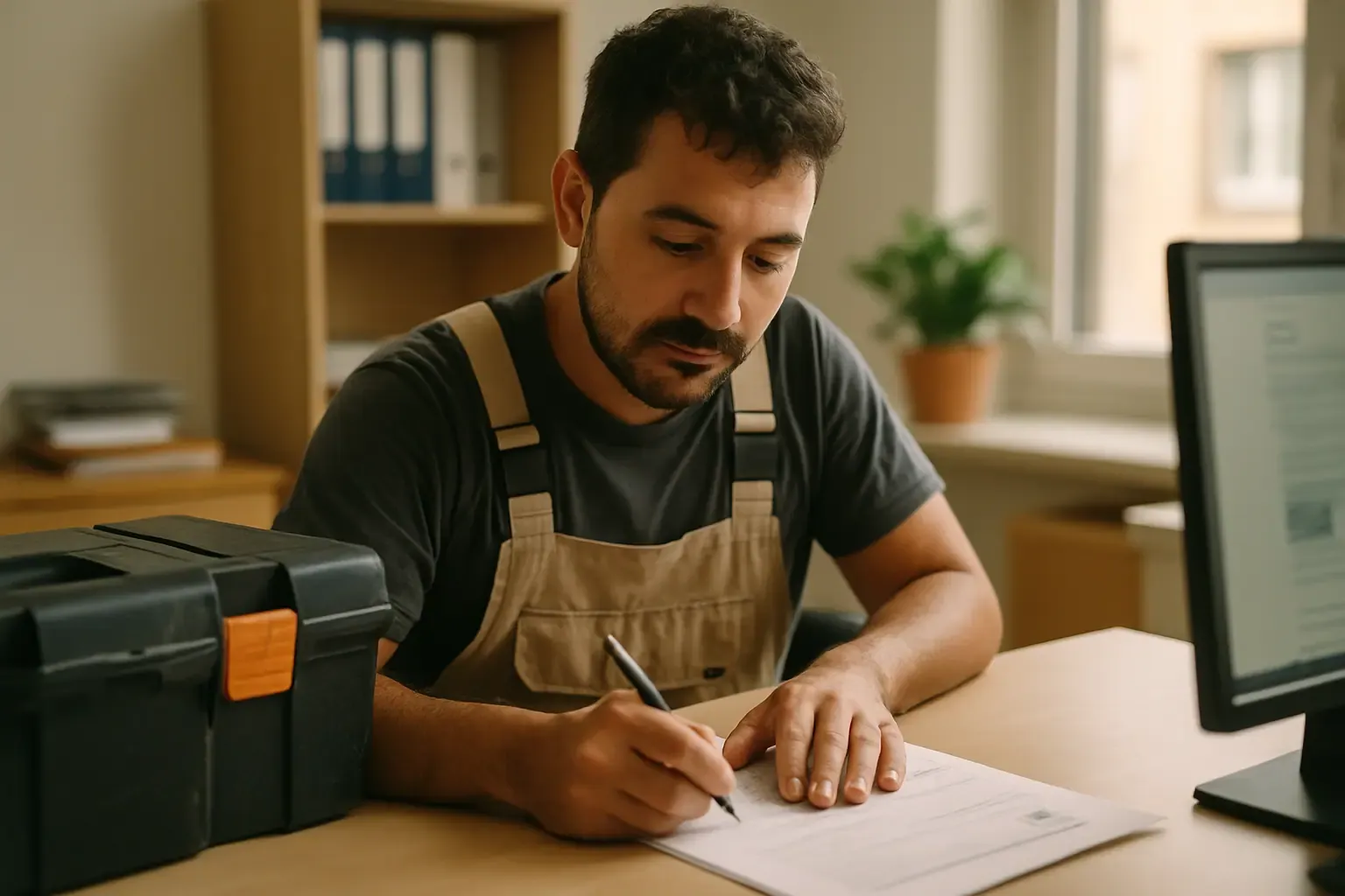 Autónomo dándose de alta para empezar a hacer reformas