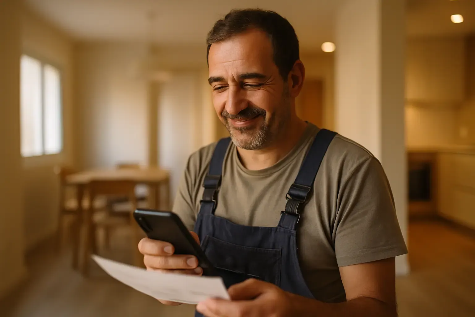 Reformista calculando el beneficio real de una obra terminada